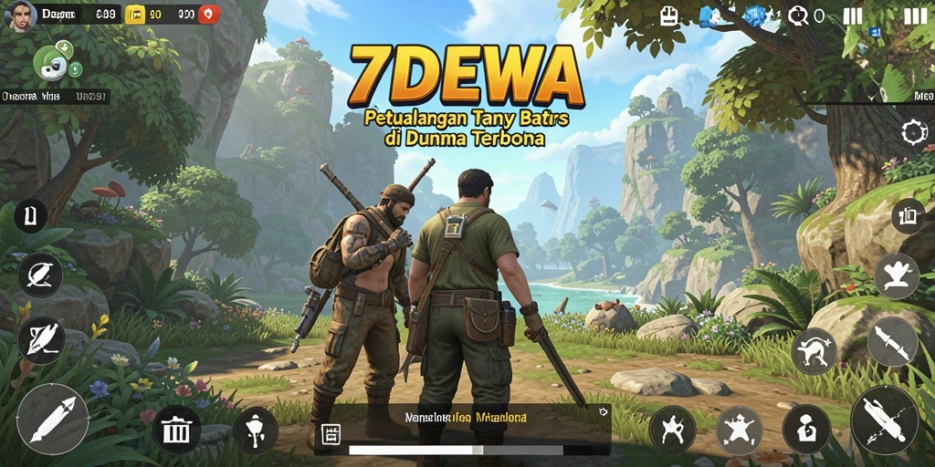 Screenshot gameplay Open World yang menampilkan eksplorasi di 7DEWA.