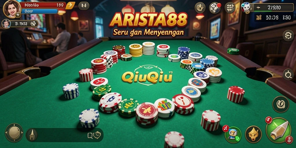 Screenshot ARISTA88 menampilkan gameplay seru QiuQiu.