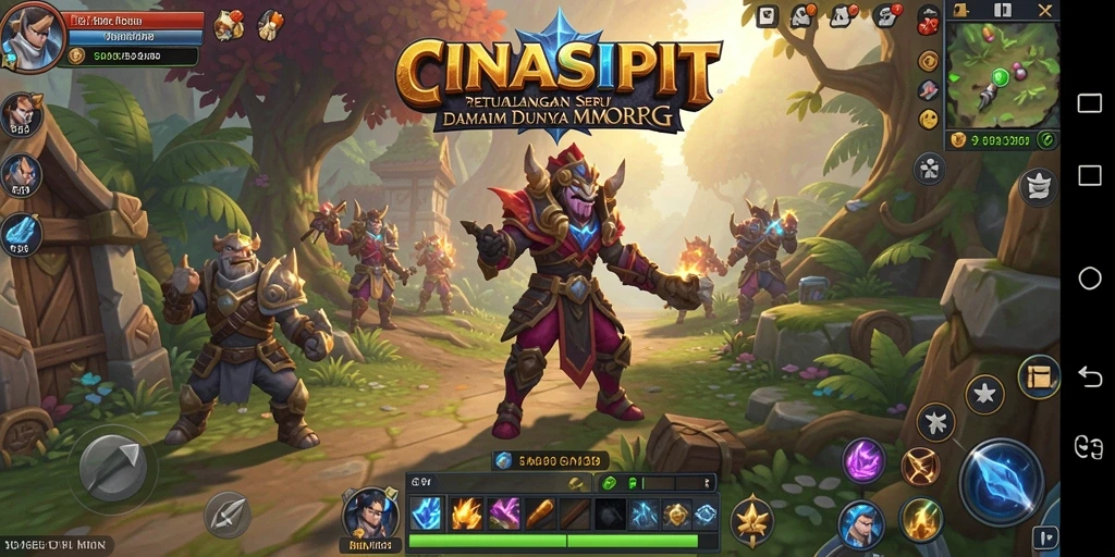 Tampilan gameplay seru dari CINASIPIT yang penuh aksi dan petualangan.