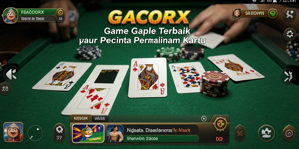 Tampilan gameplay seru dan menarik di GACORX.