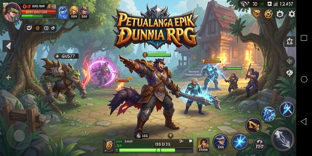 Tampilan gameplay GUS77 yang menarik dan interaktif.