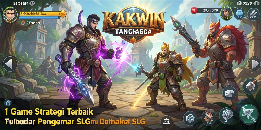 Tangkapan layar KAKWIN menampilkan pertempuran strategis yang mendebarkan.
