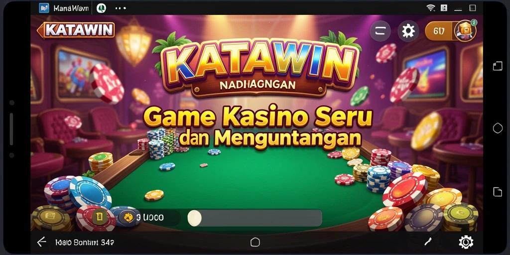 Screenshot gameplay KATAWIN yang seru dan menarik.