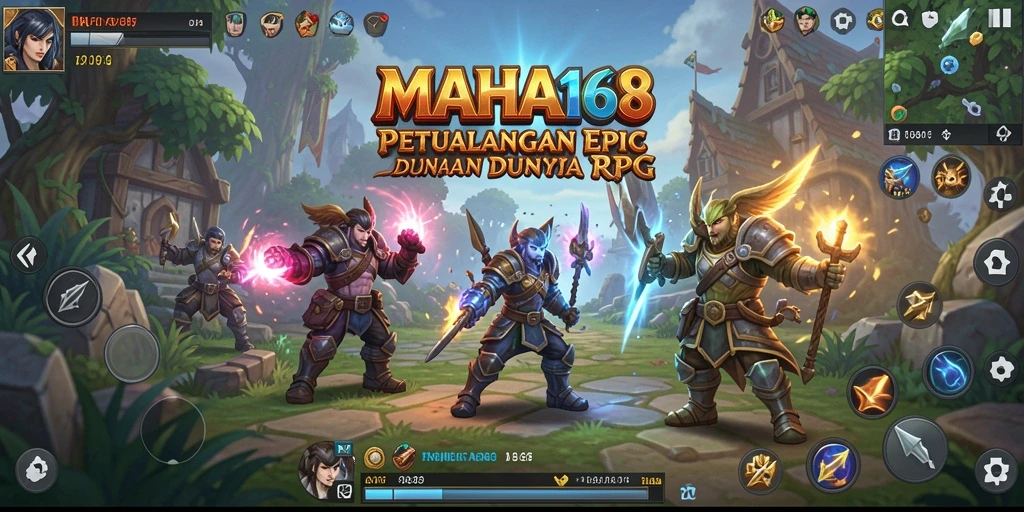 Tampilan gameplay MAHA168 yang menampilkan aksi seru dan grafis menawan.