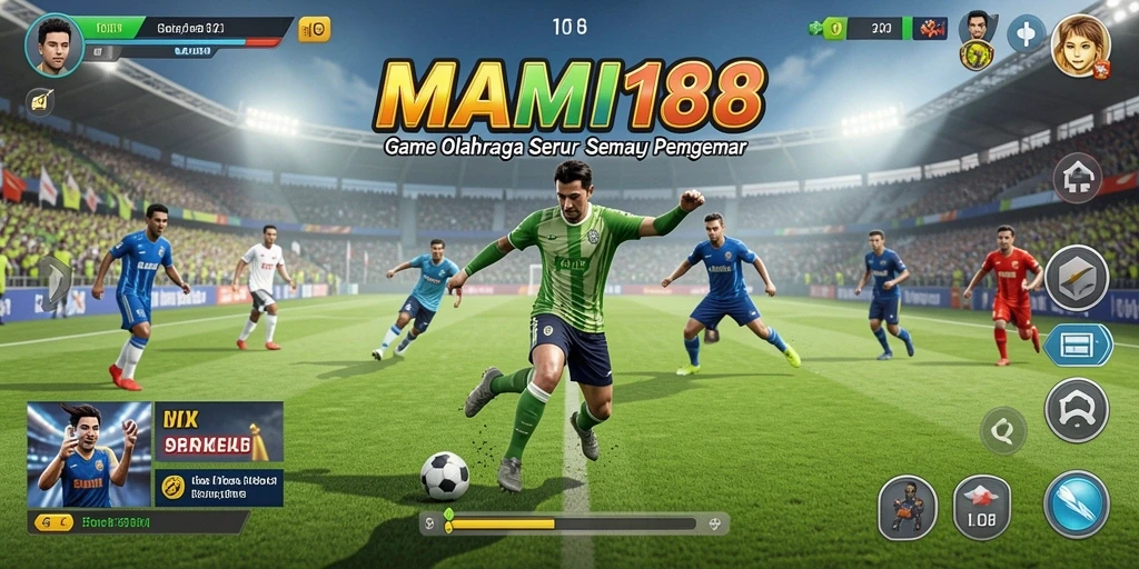 Tampilan gameplay seru dari MAMI188 dengan aksi olahraga yang mendebarkan.