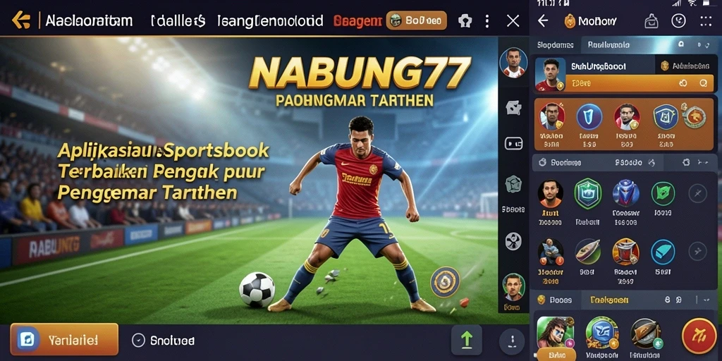 Tampilan gameplay menarik pada aplikasi Sportsbook NABUNG77.