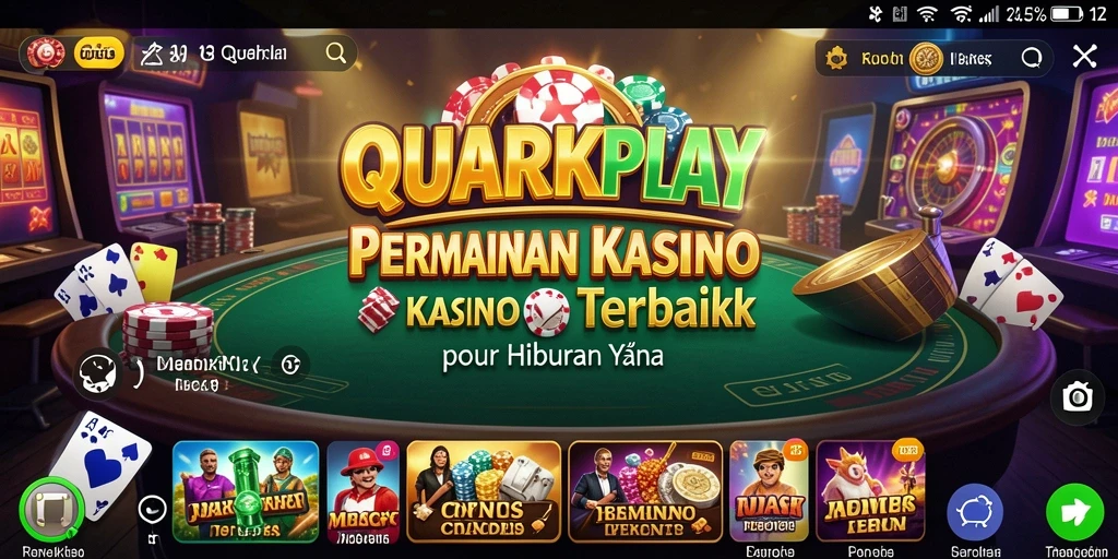 Tampilan menarik dari gameplay Kasino QUARKPLAY yang mengasyikkan.