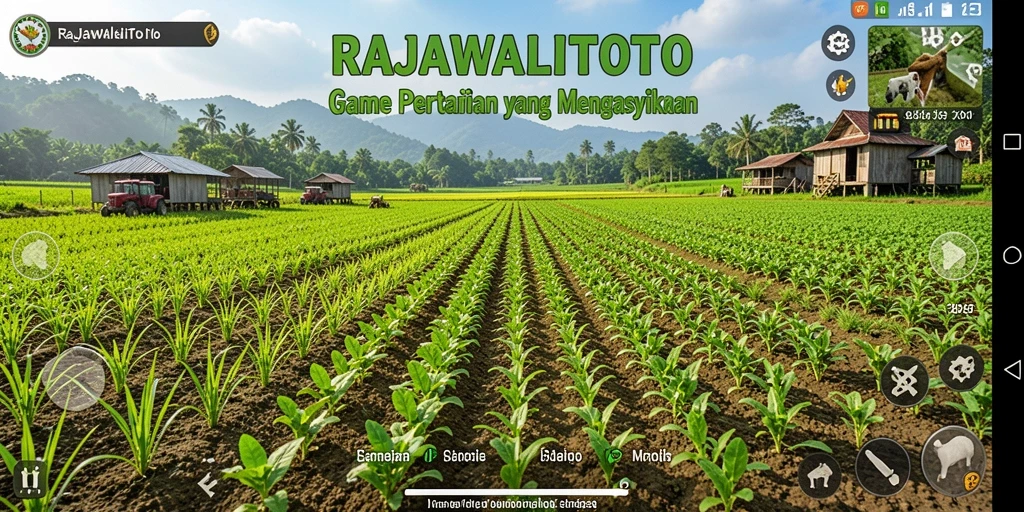 Screenshot utama RAJAWALITOTO menampilkan aktivitas berkebun yang menyenangkan.