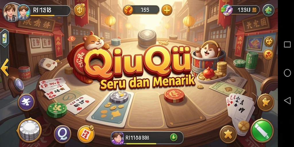 Tampilan gameplay QiuQiu yang seru dan menarik di RI188.