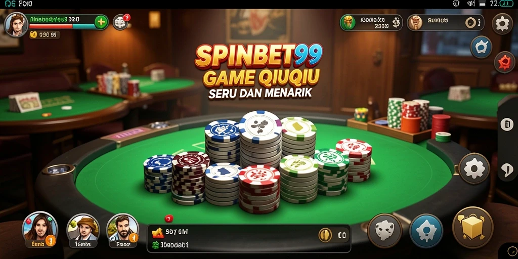 Screenshot gameplay SPINBET99 yang menampilkan keseruan bermain QiuQiu.