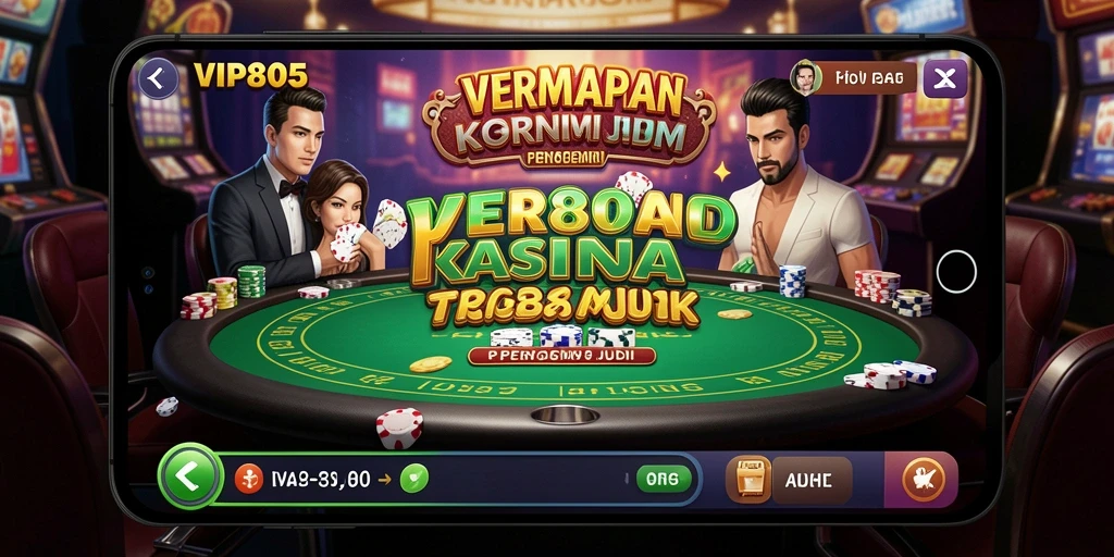 Tampilan gameplay menarik dari VIP805 yang mencerminkan suasana Kasino.