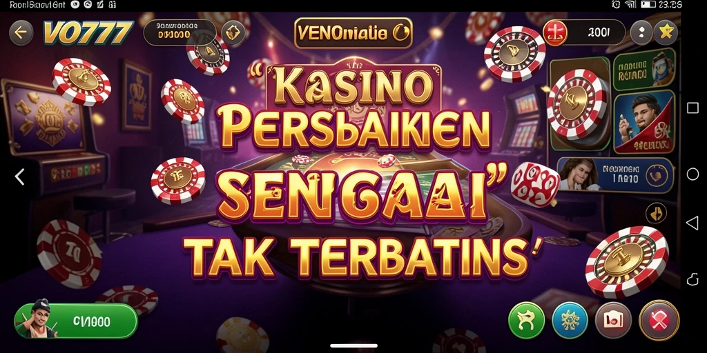Tampilan gameplay VO777 yang menarik dan interaktif di aplikasi Kasino.